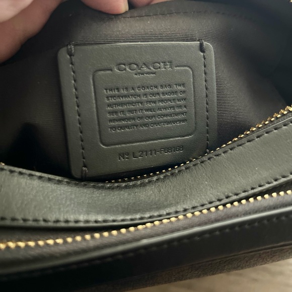 Coach Jes Crossbody in Brown Signature Canvas - Picture 2 of 8